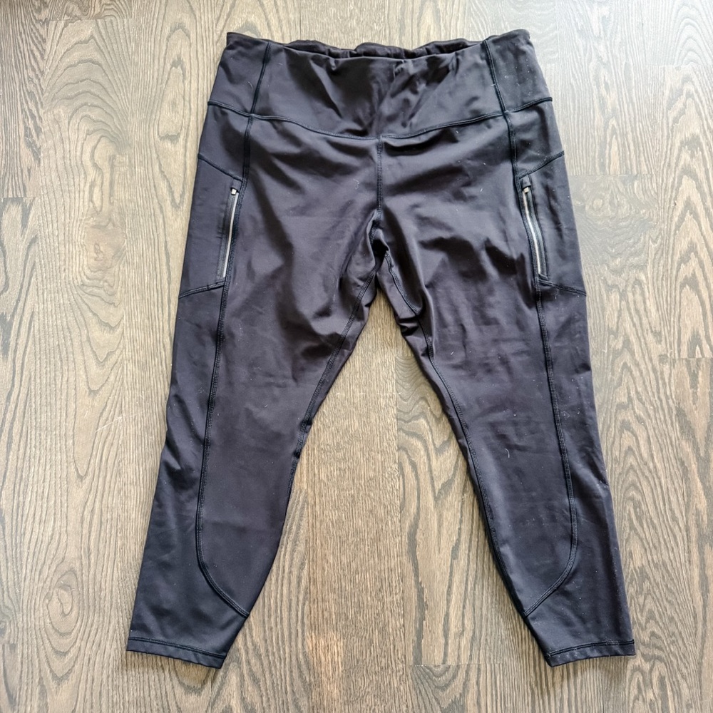 Athleta Black Rainier Tight Size 2x